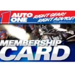Auto One Club Membership Card.
