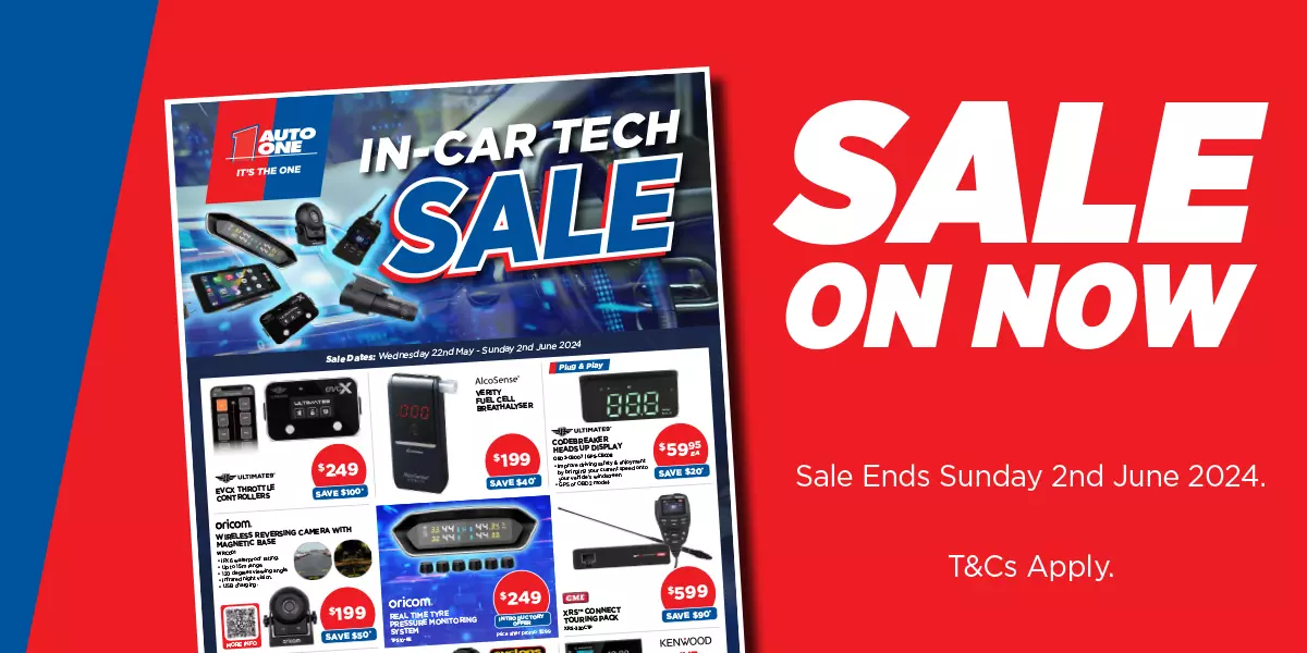 In-Car Tech Sale May-June 2024.