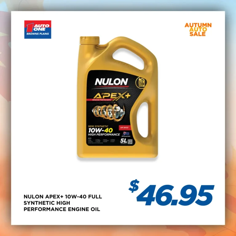 NULON APEX+ 10W-40 FULL SYNTHETIC HIGH PERFORMANCE ENGINE OIL.