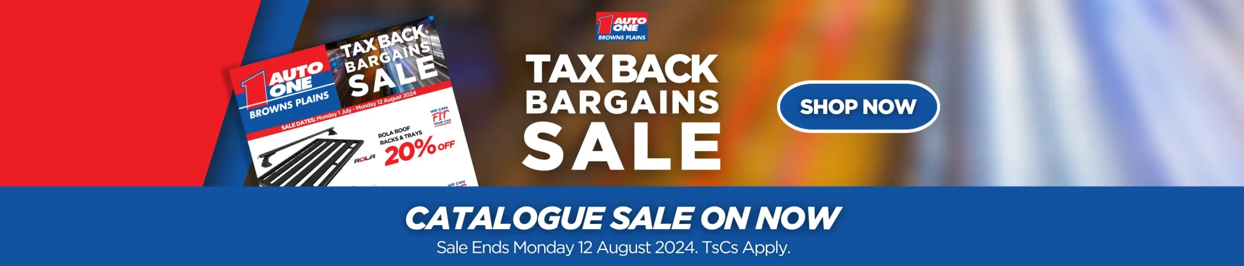 Tax Back Bargains Sale Web Banner