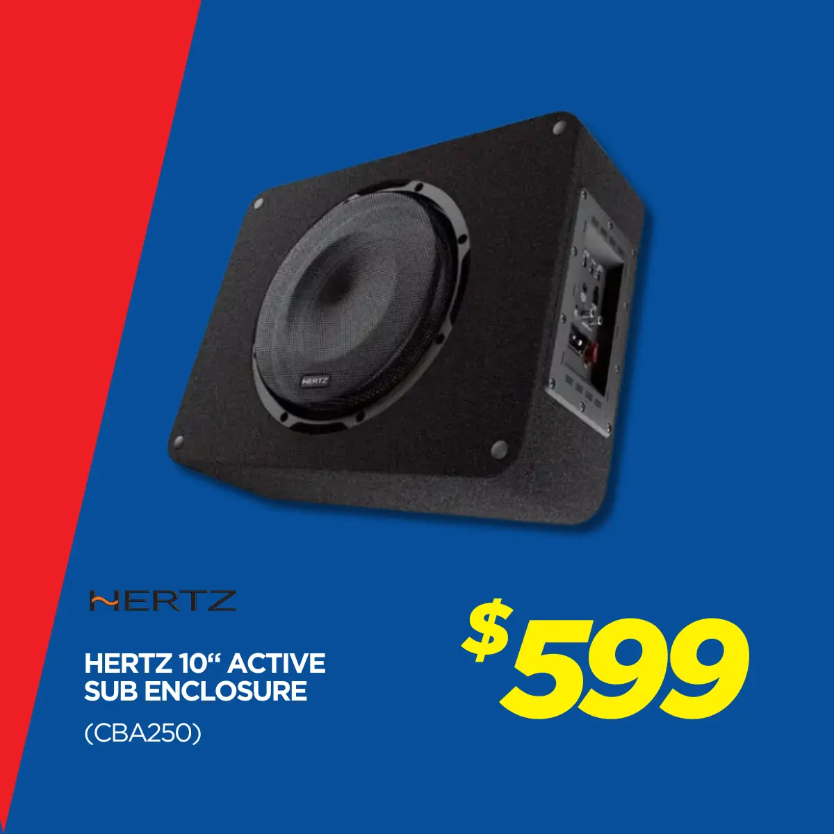 Hertz 10" Active Sub Enclosure CBA250