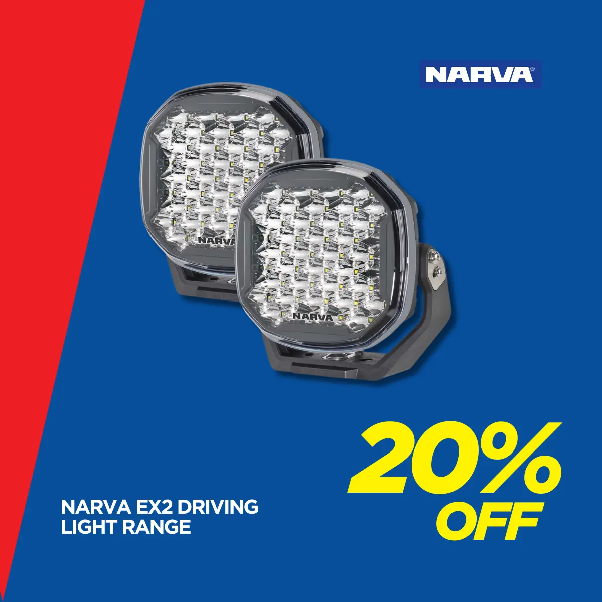 Narva EX2 Driving Light Range