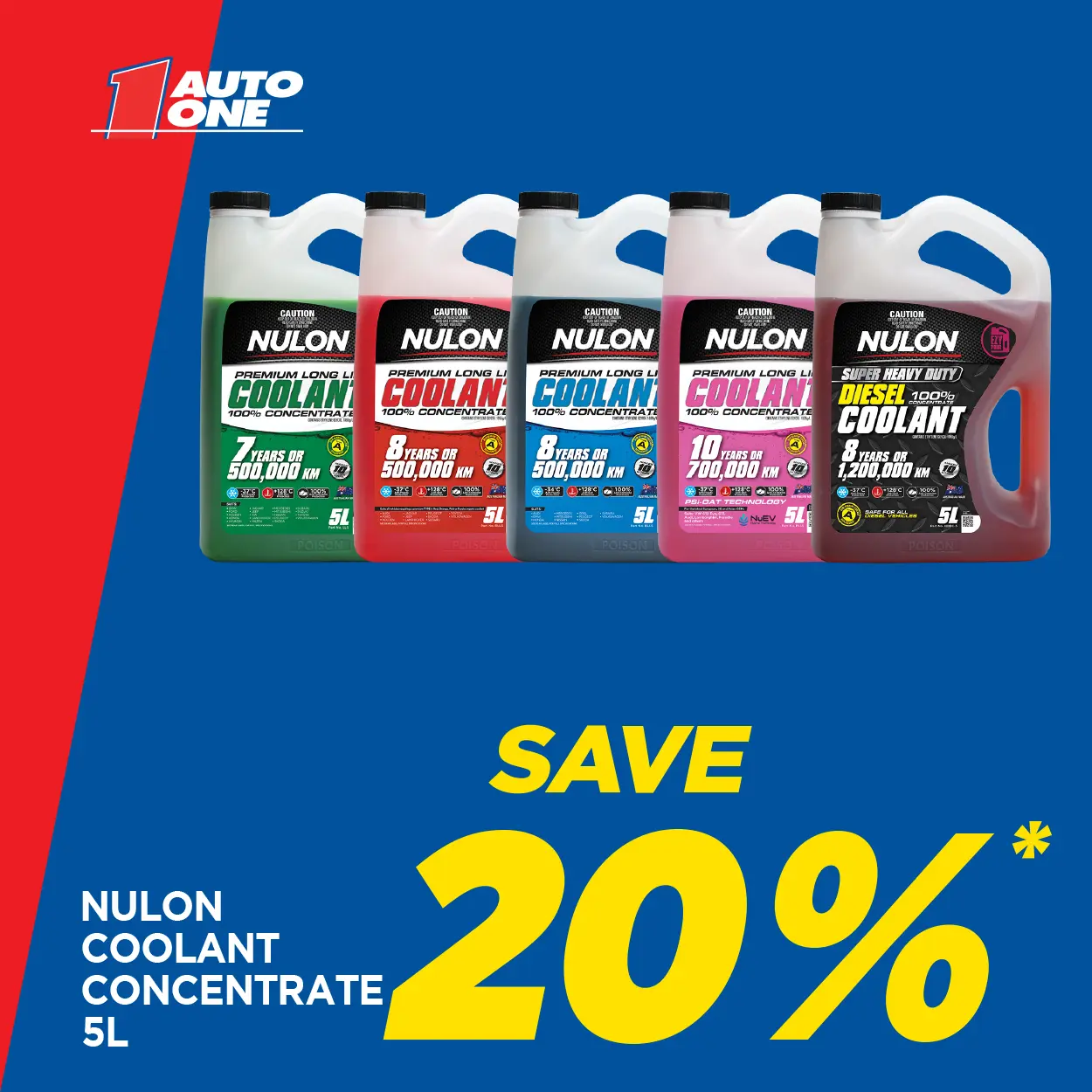 Nulon Coolant Concentrate 5L