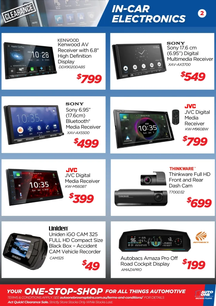 In-Car Electronics Catalogue Page 2