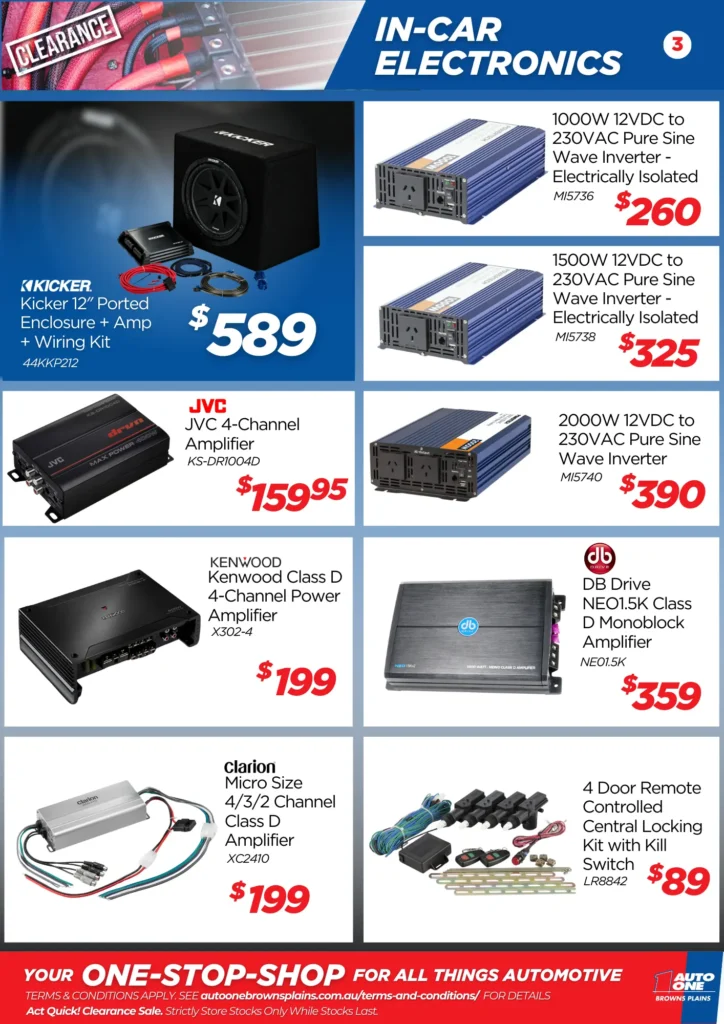 In-Car Electronics Catalogue Page 3