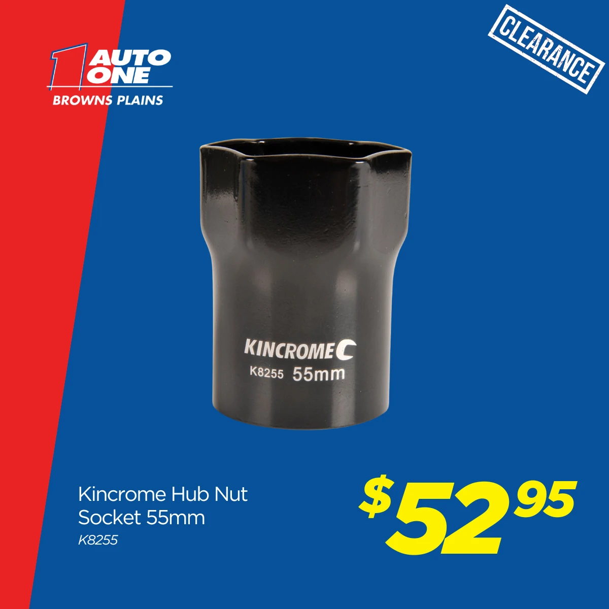 Kincrome Hub Nut Socket 55mm